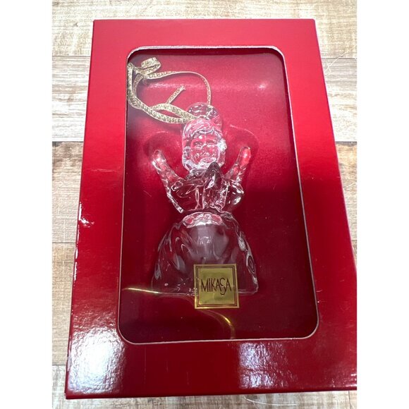 Mikasa Crystal Angel Christmas Ornament Heavenly Detailed Glass Figurine - Picture 5 of 5